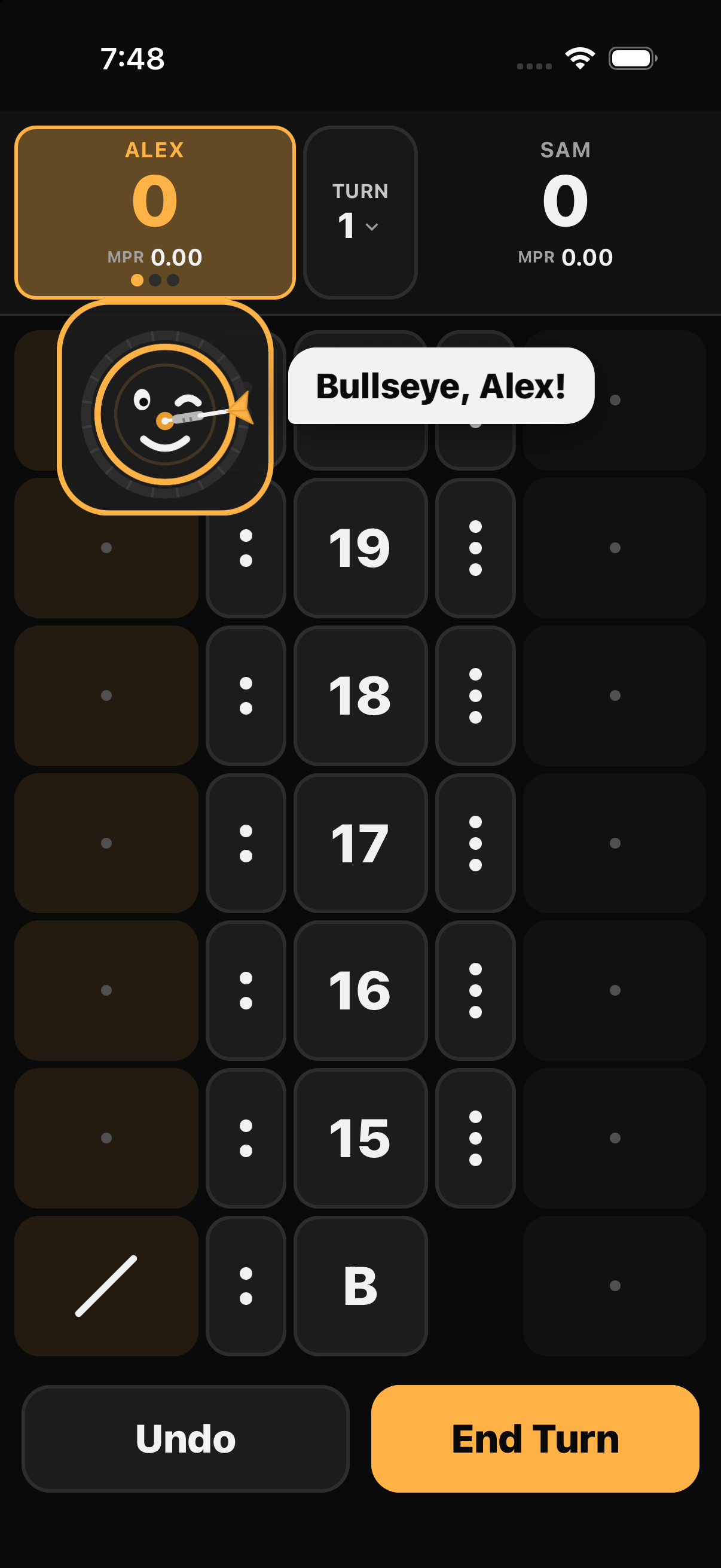 Bullseye Sticker