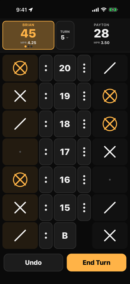 Chalky Live Cricket screen